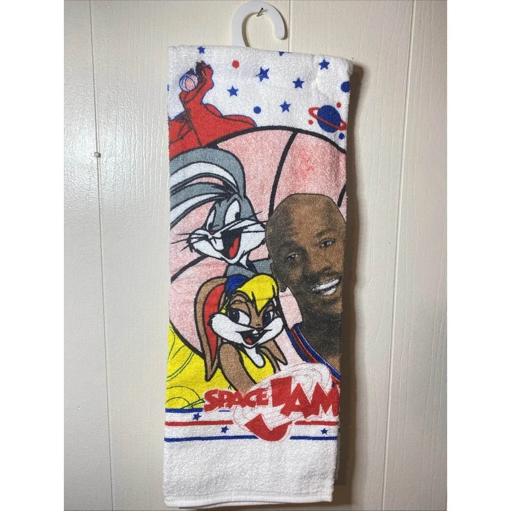 Space Jam 1996 Michael Jordan Original Towel‎ Set Bugs Lola New Old Stock READ